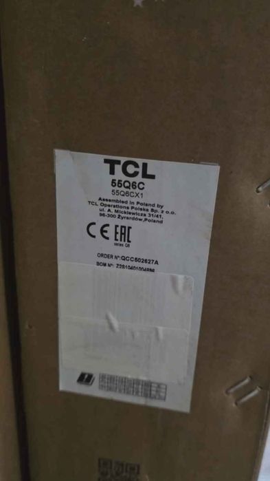 TCL 55Q6C, 55" QD-Mini LED TV, 4K HDR Premium de 1000 nits