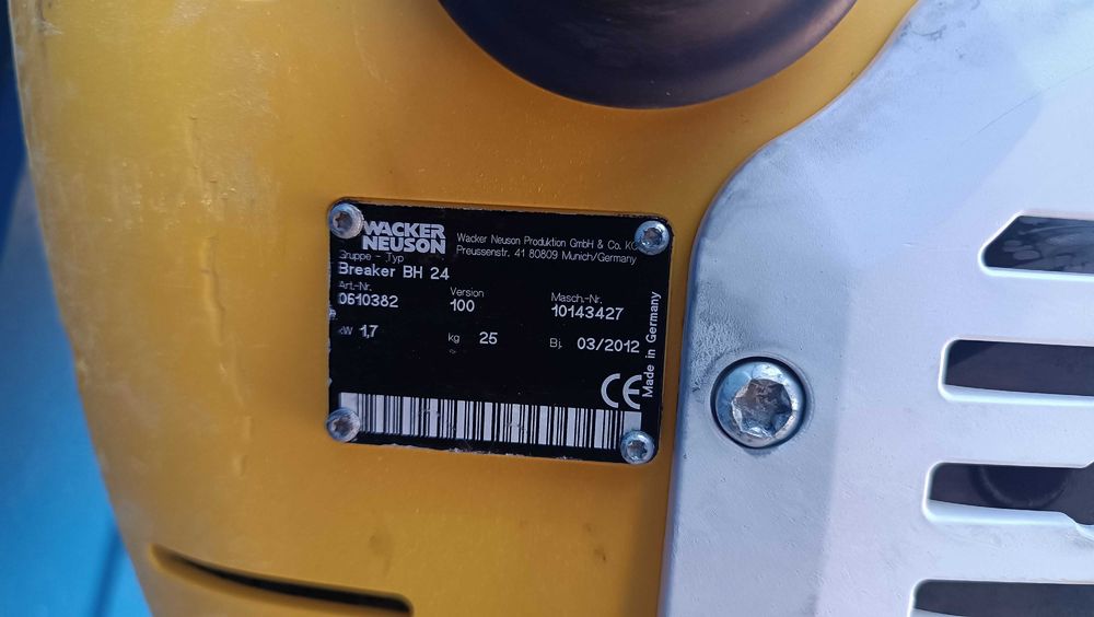 Młot Spalinowy WACKER NEUSON BH 65 , 55 , 23 DUŻ WYBÓR ! | COBRA