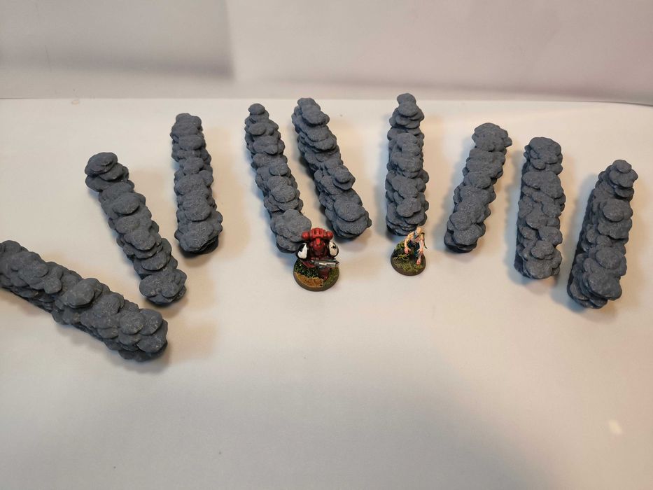 Krzew (A) żywopłot zestaw Diorama Makieta Model