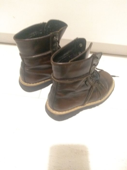 Buty zimowe Bartek 31, długie ocieplane wełna