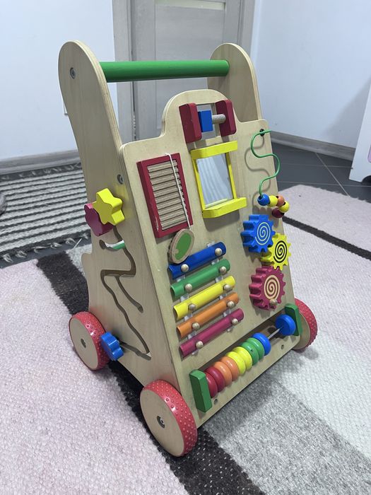 Толокар ходунки деревʼяні Montessori KiddyMoon