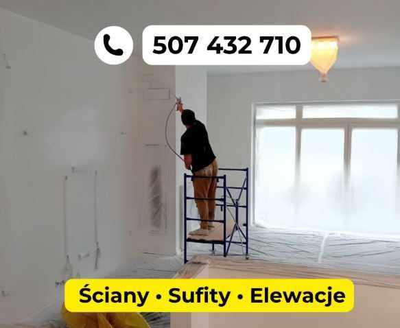 Szybkie i dokładne malowanie ścian – Warszawa