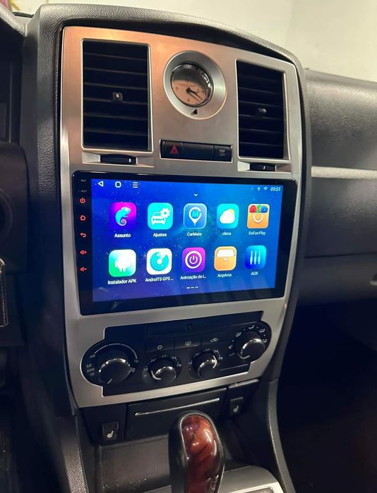 Rádio Chrysler 300C Android 14 com GPS