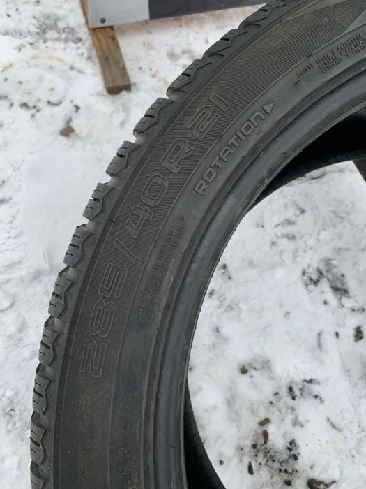 Шини 285/40 R21 Nokian зима 2020 рік 6,6 мм