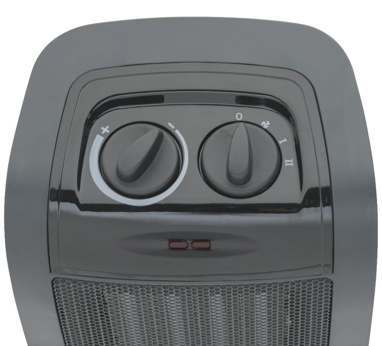 Termoventilador cerâmico Equation 1500w preto - Novo