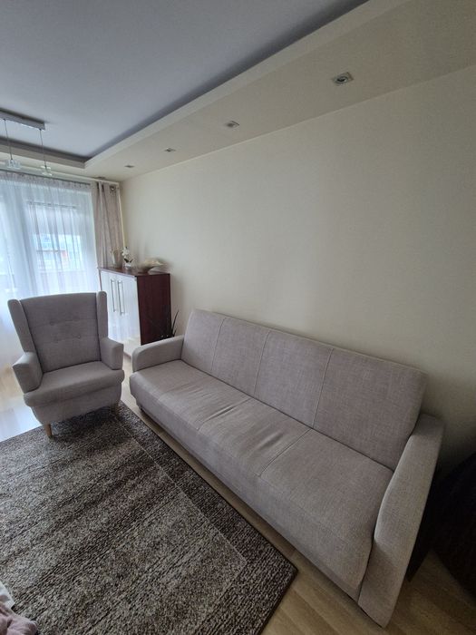 Rezerwacja Oddam za darmo wersalka+ fotel ( wersalka  220x90)