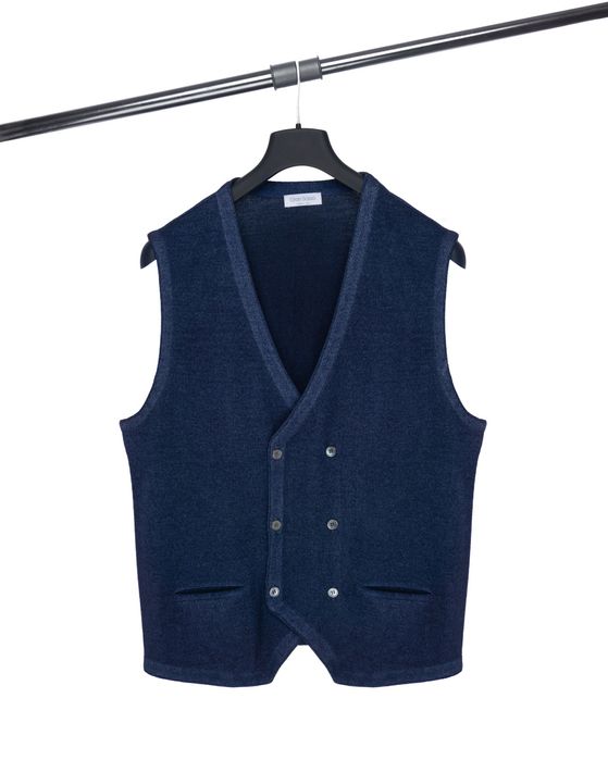 Вовняний двобортний жилет GRAN SASSO (54/XL) Оригінал