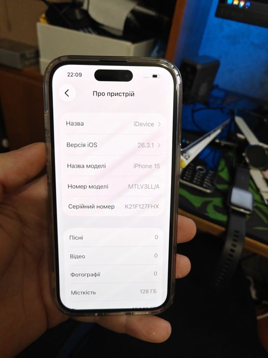 Iphone 15 128 Gb Esim стан нового