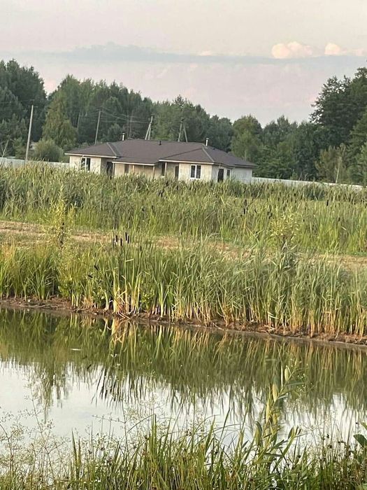 Дом с большим участком и озерами в лесу