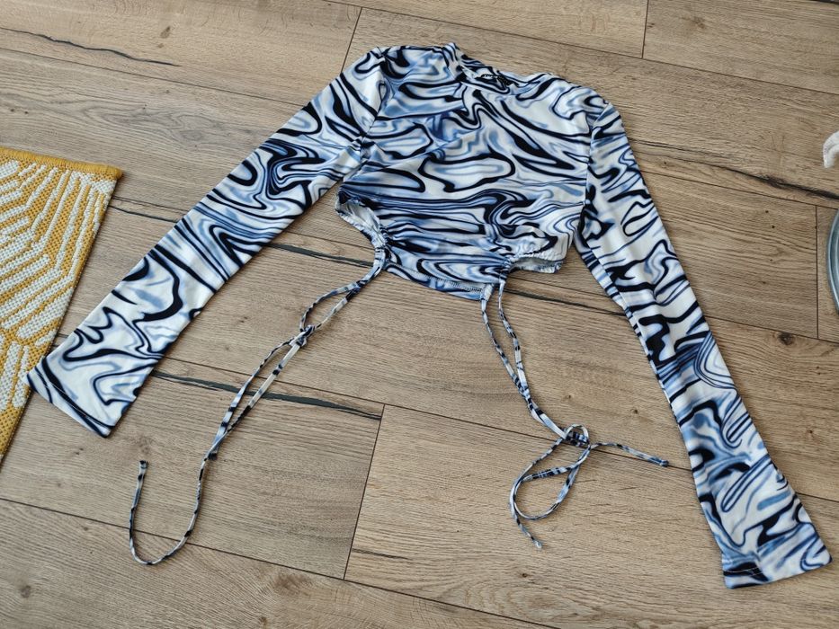 Top w kolorach niebieskich Shein r.XS