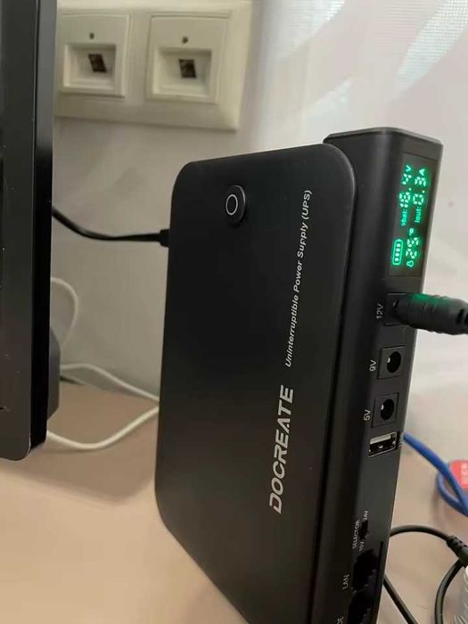 Новинка!  UPS для роутера 36W 12000mAh – інтернет без світла