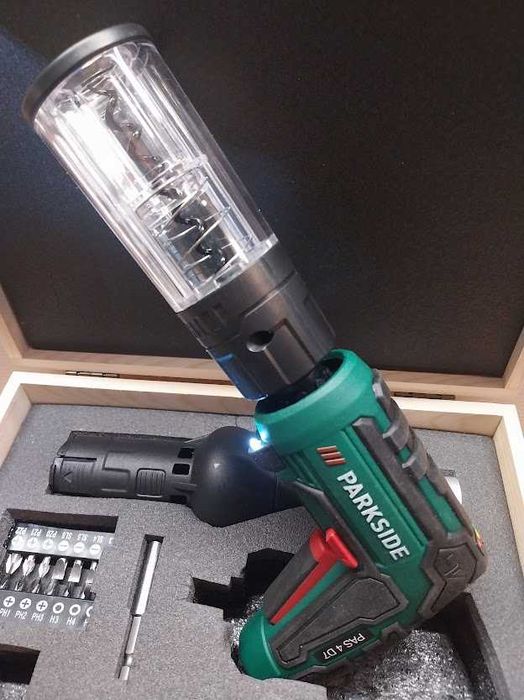 Conjunto Parkside 4V com acessórios para churrasco