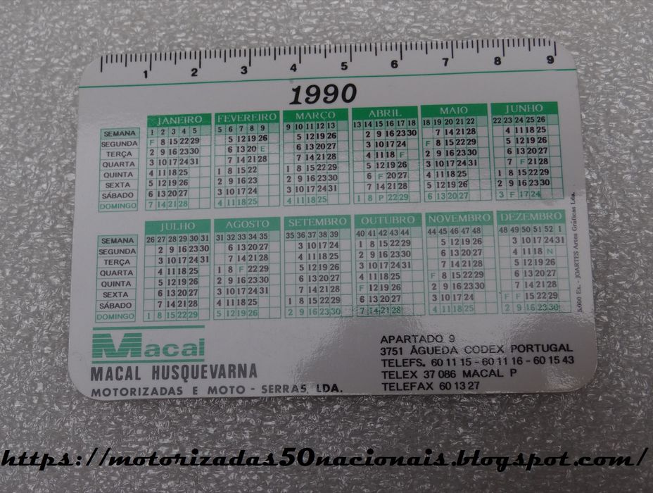 Conjunto de Artigos de Colecionador Macal