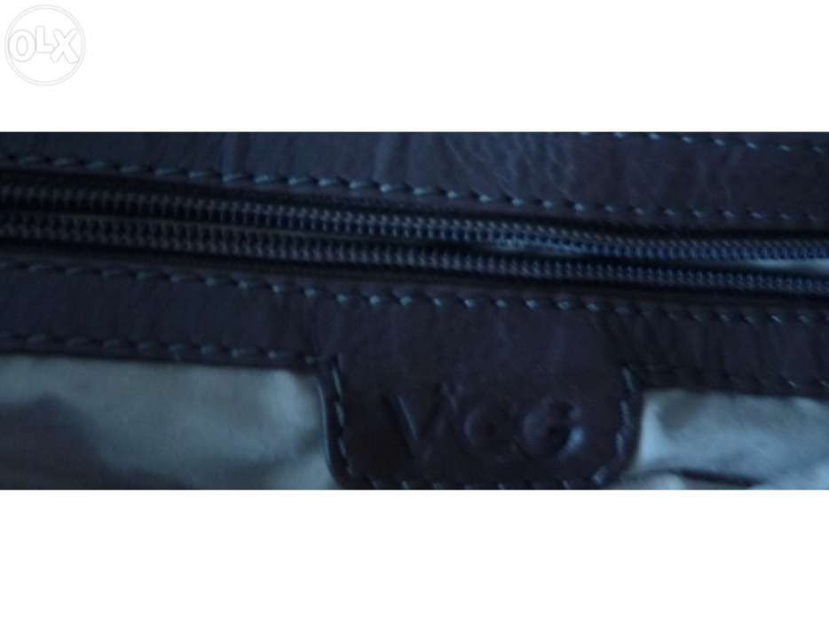 Mala castanha em cabedal Vagg