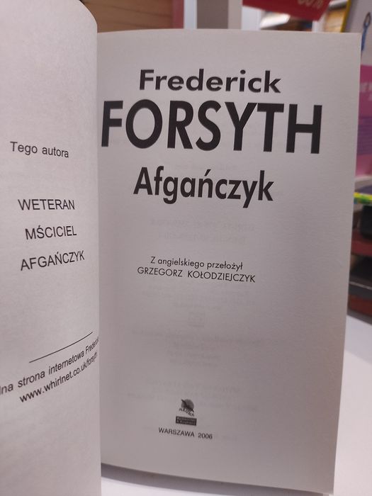 Frederick Forsyth Afgańczyk