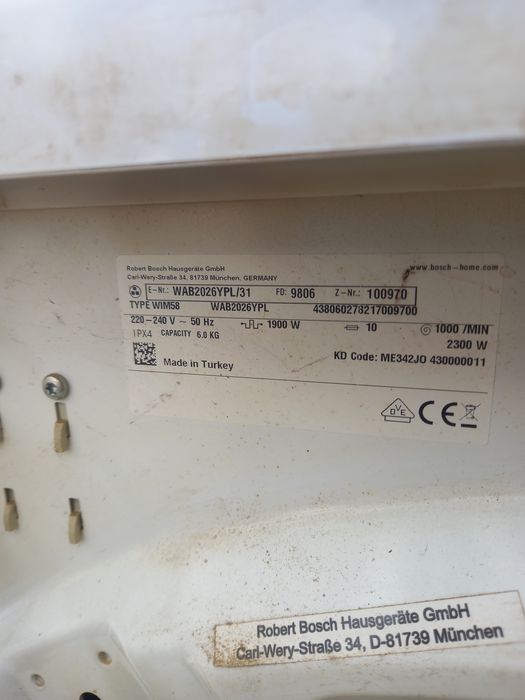Pralka Bosch Vario Perfect