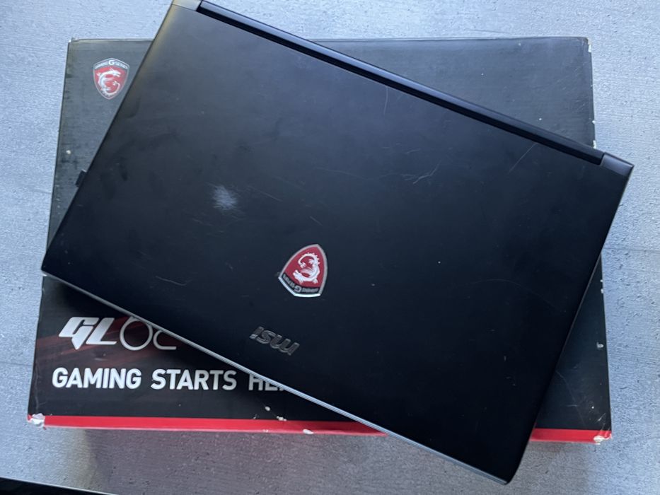 Laptop MSI GL62 16GB ram 1TB- dobry stan