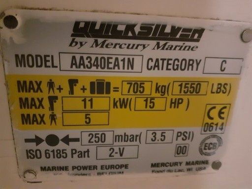 Ponton 340  kill mata airdeck dwie ławki powez