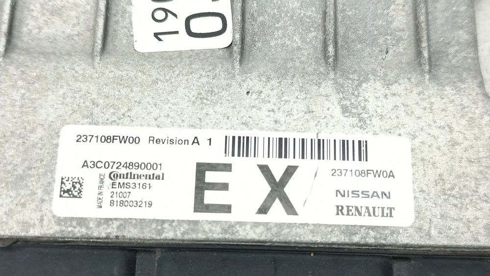 Centralina De Motor Uce NISSAN QASHQAI II SUV (J11, J11_) 1.3 DIG-T 237108FW0A