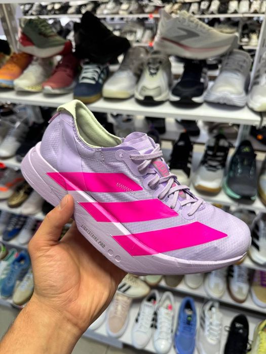 ОРИГІНАЛ 100% Кросівки Adidas Adizero Adios Pro 4 Powder Plum Pink 40