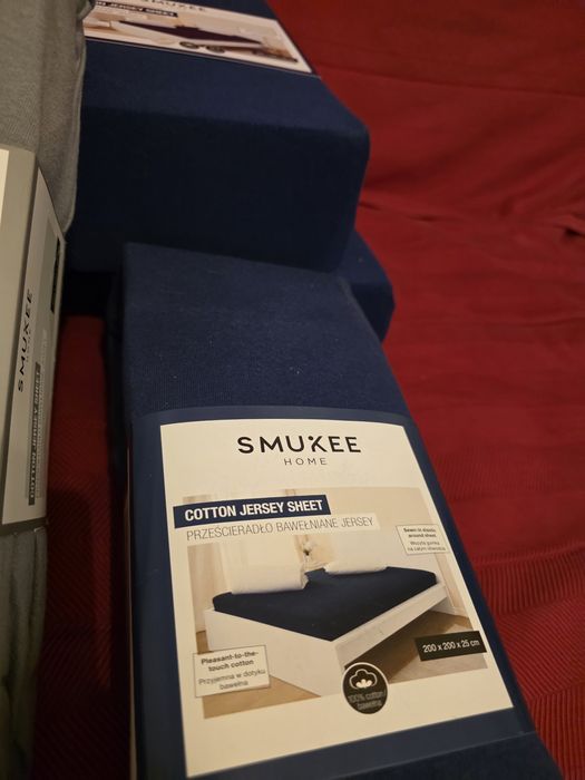 Prześcieradło Bawełniane Smukee 200x200x25 z gumką