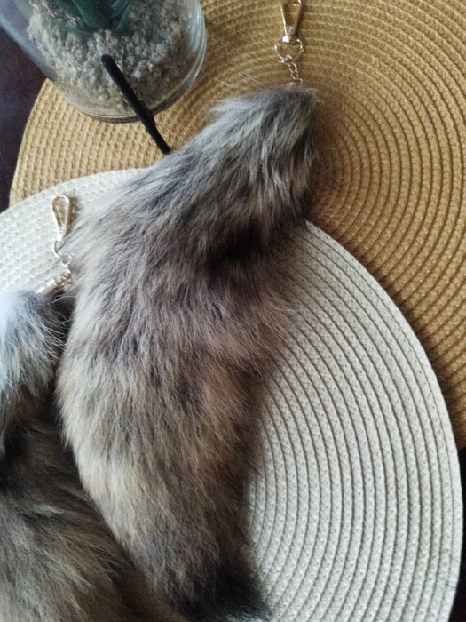 Brelok sztuczny ogon therian tail furry