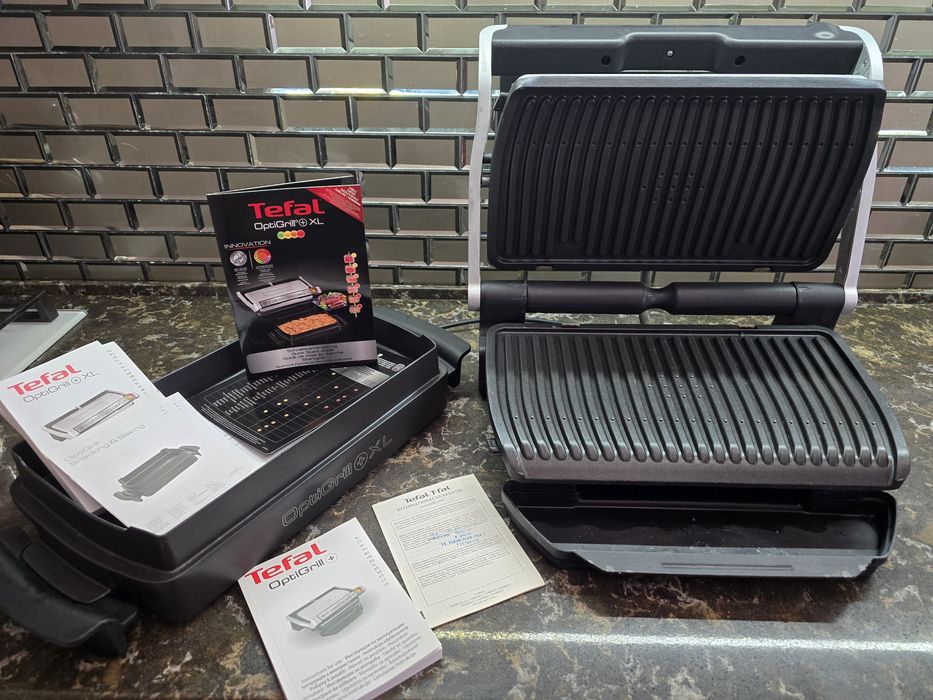Большой гриль  Tefal optigrill+ snacking & baking xl