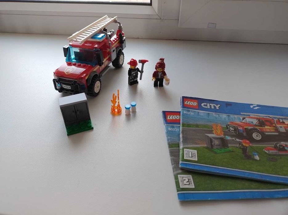 Лего Lego City 60231 Вантажівка начальника пожежної охорони