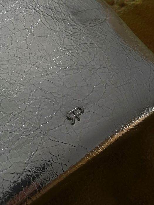 Mala de mão prateada Parfois com alça removível