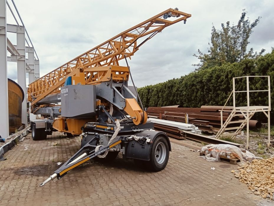 Wynajem najem żuraw wieżowy Dźwig Potain Igo 32 udźwig 4 tony