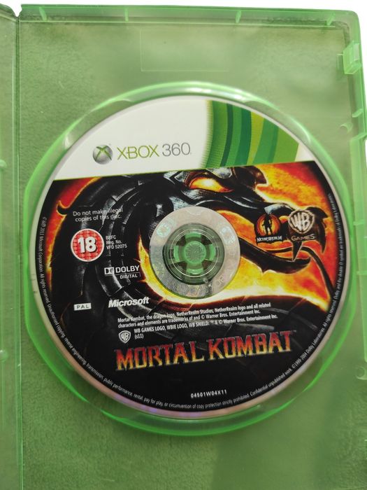 Gra mortal kombat na Xbox 360