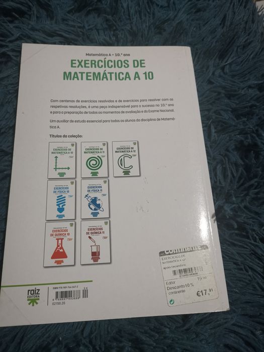 Manual completamente novo de exercícios de matemática A 10ano