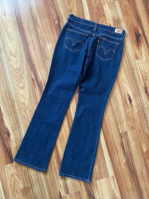 S m 36 38 levis spodnie dzwony modelujące szerokie nogawki viral