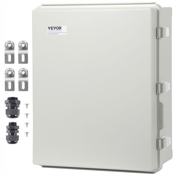 VEVOR skrzynka przyłączeniowa plastikowa 530X430X200 mm IP67 IK08