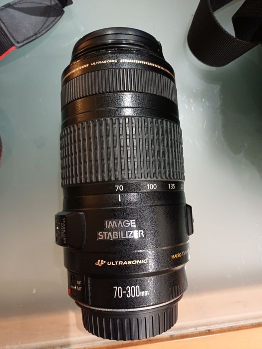 Canon 100d com 3 lentes: EF 70-300 IS USM