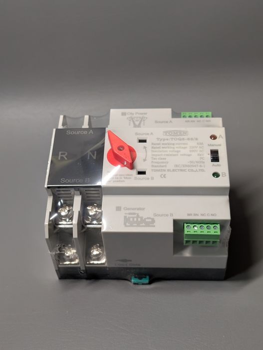 Tomzn 63а p2 / 125а p2  АВР Автомат вводу резерву  перемикач