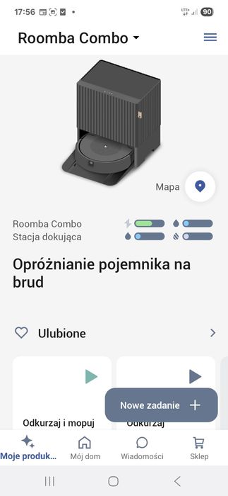 Odkurzacz irobot roomba combo 10 max+stacja dokująca auto wash