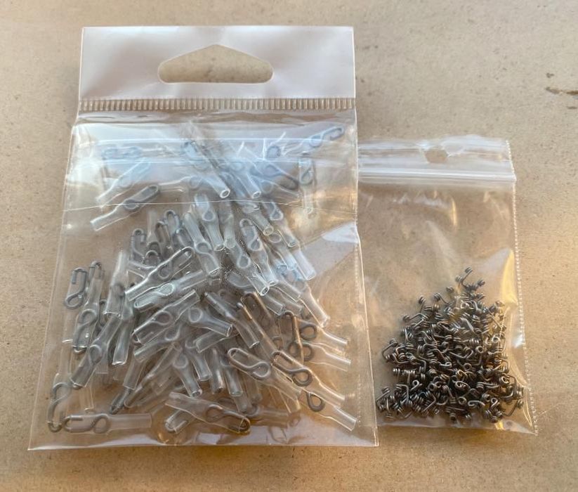 Clips rápidos com manga retratil · para pesca desportiva