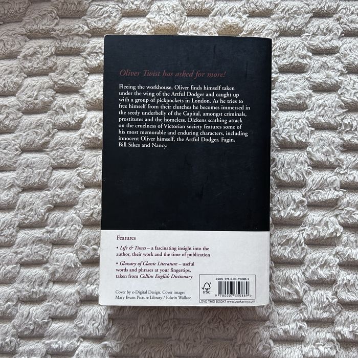 Книга англійською в оригіналі Oliver Twist Charles Dickens Collins