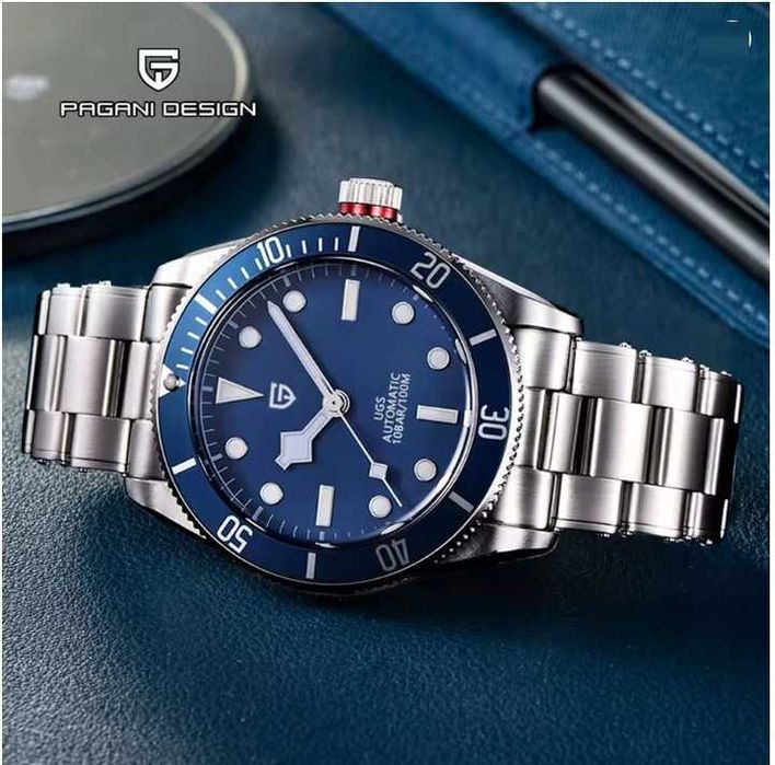 Zegarek automatyczny Pagani Design PD-1671 BLUE| NH35 10ATM SZAFIR