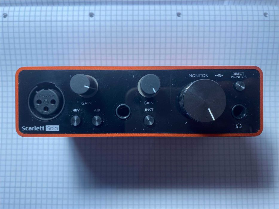 аудіокарта Focusrite Scarlett Solo 3rd Gen