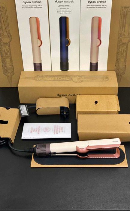 Фен-випрямляч Dyson Airstrait Ceramic pink