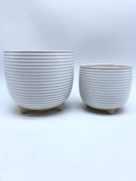 LE TAUCI Ceramiczne doniczki na rośliny, 12 + 16 cm