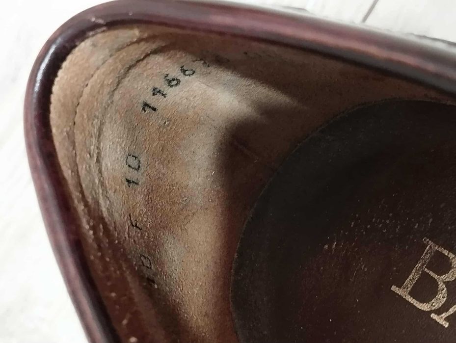 Barker Caruso Burgundy Loafer mocasin size 10F