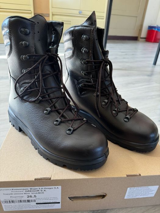 Buty wojskowe zimowe czarne 41