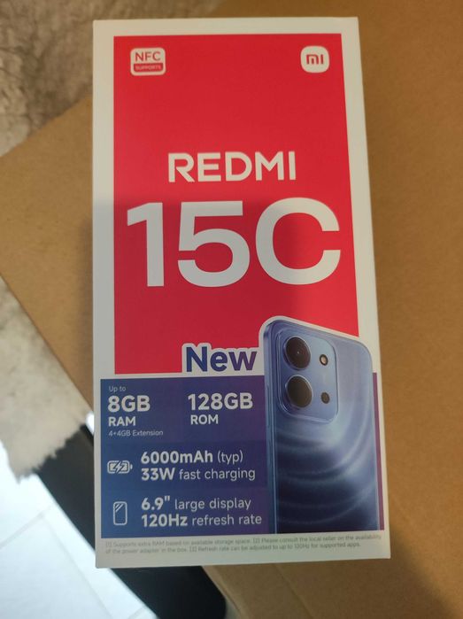 Xiaomi Redmi 15c telemovel novo