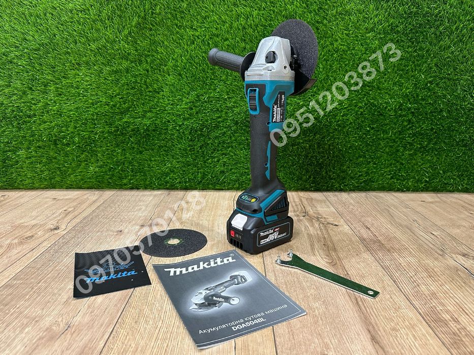 Makita 3в1 Набор Болгарка DGA504 Шуруповерт DHP485 Гайковерт DTW850BL