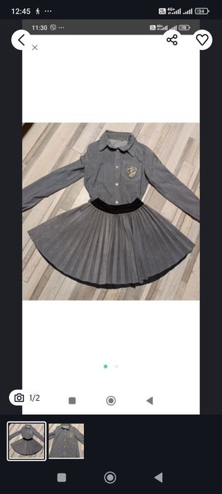 Чудові костюм  для дівчинки,вишиванкадля школи