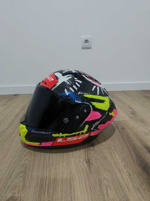 Capacete ls2 ff805 thunder Gp aero réplica Aldeguer 2025