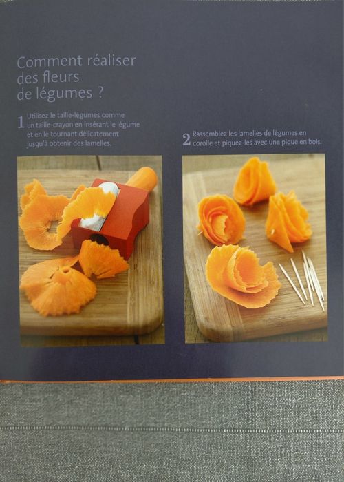 Livro de receitas de culinária - da Larousse. 
O livro foca-se em rece